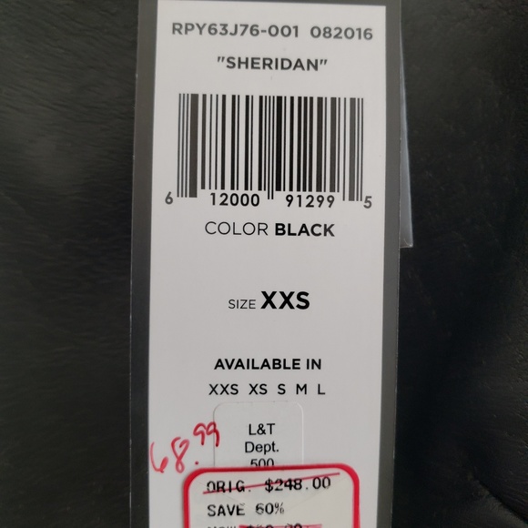 LEATHER SHIFT DRESS - Picture 5 of 5